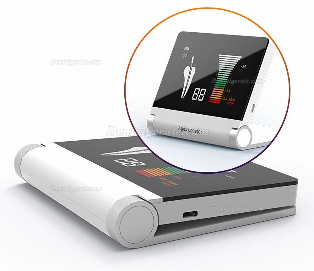 Mecoo A7 Dental Faltbarer Apexlokalisator mit 4,1-Zoll LED-hintergrundbeleuchtetes Display
